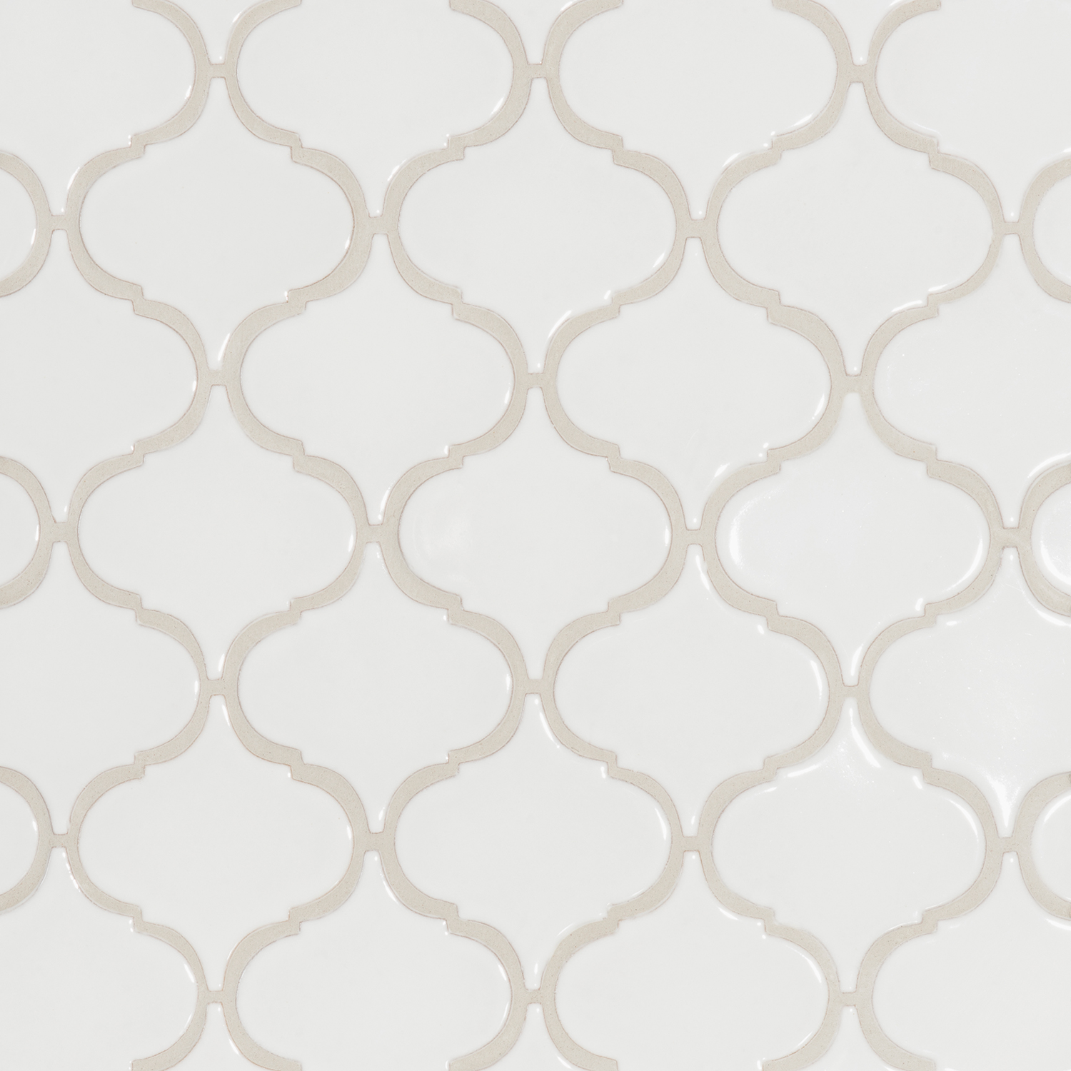 Tuileries Blanc Brique Mosaic Gloss - Walker Zanger